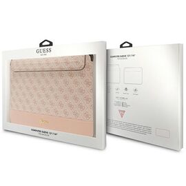 Guess Sleeve GUCS14PS4SGP 14" pink/pink 4G Stripe Metal Logo - Smartphone Accessories - Cables & Accessories - Techbox
