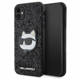 Karl Lagerfeld KLHCN61G2CPK iPhone 11 / Xr 6.1" black/black hardcase Glitter Choupette Patch - Uncategorized Cases (2) - Cases - Techbox
