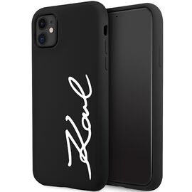 Karl Lagerfeld KLHCN61SKSVGK iPhone 11 / Xr 6.1" black/black hardcase Silicone Signature - Uncategorized Cases (2) - Cases - Techbox
