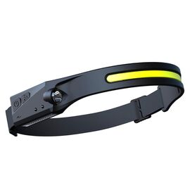 LED headlamp with IPX4 motion sensor USB-C 1200 mAh - black - Uncategorized Screen Protection (2) - Screen & Camera Protection - Techbox
