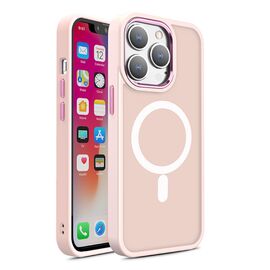 Magnetic Color Matte Case for iPhone 15 Pro Max - pink - Apple Cases - Cases - Techbox