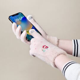 Snowman winter touch gloves - beige - Smartphone Accessories - Cables & Accessories - Techbox