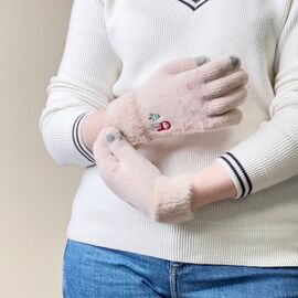 Snowman winter touch gloves - beige - Smartphone Accessories - Cables & Accessories - Techbox