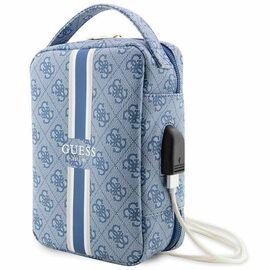 Guess Bag GUHBP4RPSB Organizer blue/blue 4G Printed Stripes | Techbox