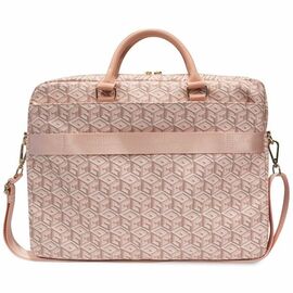 Guess GCube Stripes bag for a 16" laptop - pink