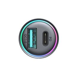 Joyroom JR-CCN04 60W USB-A USB-C mini charger - black - Travel Chargers - Smartphone Chargers - Techbox