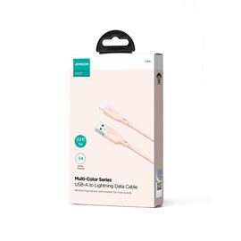 Joyroom Multi-Color Series SA34-AL3 USB-A / Lightning 3A cable 1m - pink - Cables & Adapters - Cables & Accessories - Techbox