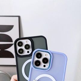 Magnetic Color Matte Case for iPhone 15 Plus - purple - Apple Cases - Cases - Techbox