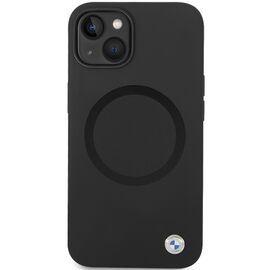 BMW BMHMP14SSILBK2 case for iPhone 14 - black Signature Liquid Silicone MagSafe | Techbox