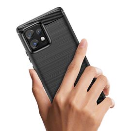 Carbon Case silicone case for Motorola Edge 40 Pro - black - Uncategorized Cases (2) - Cases - Techbox