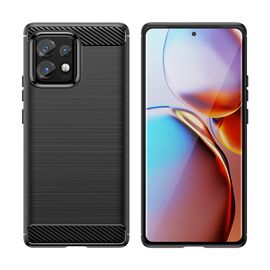Carbon Case silicone case for Motorola Edge 40 Pro - black - Uncategorized Cases (2) - Cases - Techbox