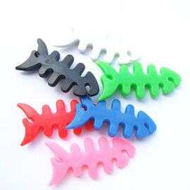 Fish-shaped headphone cable wrap - black - Smartphone Accessories - Cables & Accessories - Techbox