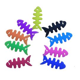 Fish-shaped headphone cable wrap - black - Smartphone Accessories - Cables & Accessories - Techbox