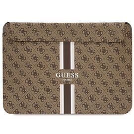 Guess 4G Printed Stripes cover for a 16" laptop - brown | Techbox