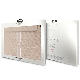 Guess 4G Printed Stripes cover for a 16" laptop - pink | Techbox