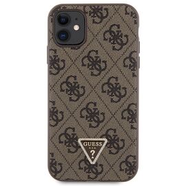 Guess GUHCN61P4TDSCPW Case for iPhone 11 / Xr - Brown Crossbody 4G Metal Logo |  Techbox