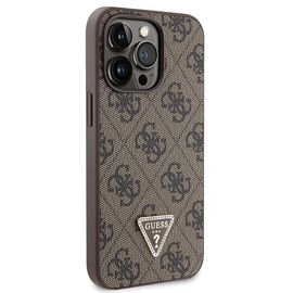 Guess GUHCP13LP4TDSCPW Case for iPhone 13 Pro / 13 - Brown Crossbody 4G Metal Logo |  Techbox