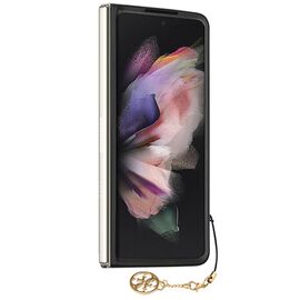 Guess GUHCZFD5GF4GBR F946 Z Fold5 brown/brown hardcase 4G Charms Collection | Techbox