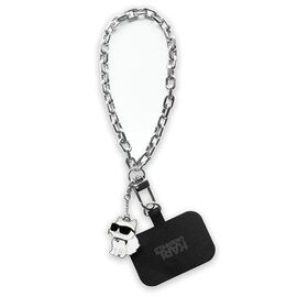 Karl Lagerfeld KLUCHCSKPK Universal Universal Hand Strap Choupette case - silver | Techbox