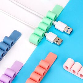 Silicone office organizer - purple - Smartphone Accessories - Cables & Accessories - Techbox