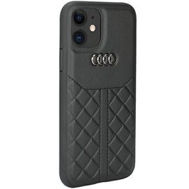 Audi Genuine Leather iPhone 11 / Xr 6.1" black/black hardcase AU-TPUPCIP11R-Q8/D1-BK | Techbox