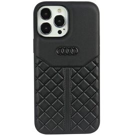 Audi Genuine Leather iPhone 13 Pro Max 6.7" black/black hardcase AU-TPUPPCIP13PM-Q8/D1-BK | Techbox