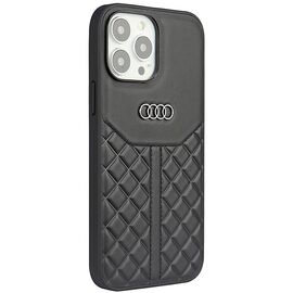 Audi Genuine Leather iPhone 13 Pro Max 6.7" black/black hardcase AU-TPUPPCIP13PM-Q8/D1-BK | Techbox