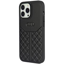 Audi Genuine Leather iPhone 13 Pro Max 6.7" black/black hardcase AU-TPUPPCIP13PM-Q8/D1-BK | Techbox