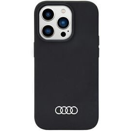 Audi Silicone Case iPhone 14 Pro Max 6.7" black/black hardcase AU-LSRIP14PM-Q3/D1-BK | Techbox