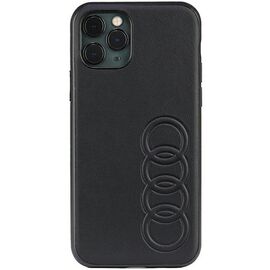 Audi Synthetic Leather iPhone 11 Pro 5.8" black/black hardcase AU-TPUPPCIP11-TT/D1-BK | Techbox