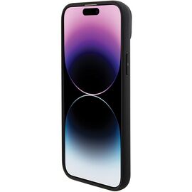 BMW Leather Hot Stamp case for iPhone 15 Plus - black | Techbox