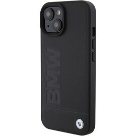 BMW MagSafe Leather Hot Stamp case for iPhone 15 Plus - black - Apple Cases - Cases - Techbox