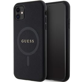 Guess GUHMN61PSAHMCK case for iPhone 11 / Xr - black Saffiano MagSafe - Uncategorized Cases (2) - Cases - Techbox