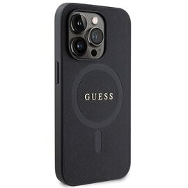 Guess GUHMP14LPSAHMCK case for iPhone 14 Pro - black Saffiano MagSafe - Apple Cases - Cases - Techbox