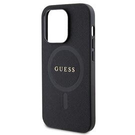 Guess GUHMP14LPSAHMCK case for iPhone 14 Pro - black Saffiano MagSafe - Apple Cases - Cases - Techbox