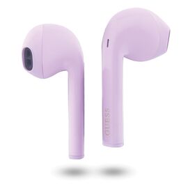 Guess GUTWST26PSU TWS Bluetooth headphones + docking station - purple Classic EST Logo | Techbox