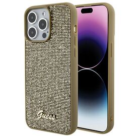 Guess Disco Metal Script case for iPhone 15 Pro Max - gold - Apple Cases - Cases - Techbox