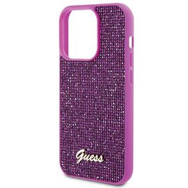 Guess Disco Metal Script case for iPhone 15 Pro - pink - Apple Cases - Cases - Techbox