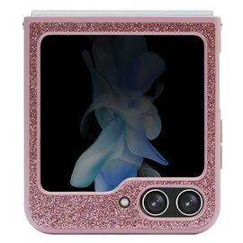 Guess Glitter Script case for Samsung Galaxy Z Flip 5 - pink | Techbox