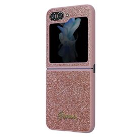 Guess Glitter Script case for Samsung Galaxy Z Flip 5 - pink | Techbox