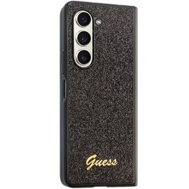 Guess Glitter Script case for Samsung Galaxy Z Fold 5 - black | Techbox