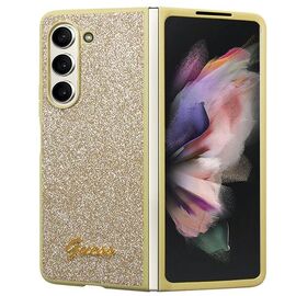 Guess Glitter Script case for Samsung Galaxy Z Fold 5 - gold | Techbox