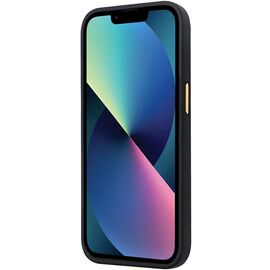 Guess GUHCP13LM4DGPK case for iPhone 13 Pro / 13 - black Silicone Logo Strass 4G - Apple Cases - Cases - Techbox