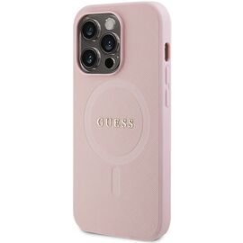 Guess GUHMP14LPSAHMCP case for iPhone 14 Pro - pink Saffiano MagSafe - Apple Cases - Cases - Techbox