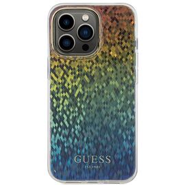 Guess IML Faceted Mirror Disco Iridescent case for iPhone 15 Pro Max - multicolored - Apple Cases - Cases - Techbox