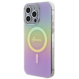 Guess IML Iridescent MagSafe case for iPhone 15 Pro - pink | Techbox
