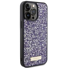 Guess Rhinestone Metal Logo case for iPhone 15 Pro Max - pink | Techbox