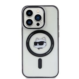 Karl Lagerfeld IML Choupette's Head MagSafe case for iPhone 15 Pro - transparent | Techbox