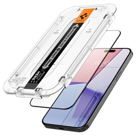 Spigen Glas.tR EZ Fit FC Tempered Glass for iPhone 15 Pro Max - Black | Techbox
