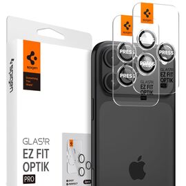 Spigen Glas.tR EZ Fit Optik Pro Camera Cover for iPhone 15 Pro / 15 Pro Max / 16 Pro / 16 Pro Max - 2 pcs. | Techbox